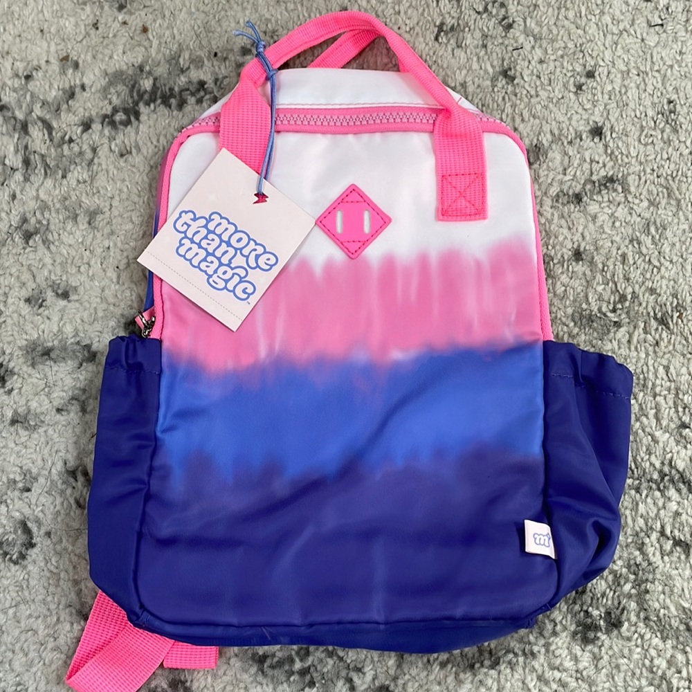 More than Magic NWT little girls mini tie dye backpack